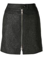 Givenchy Front Zip Pencil Skirt - Black