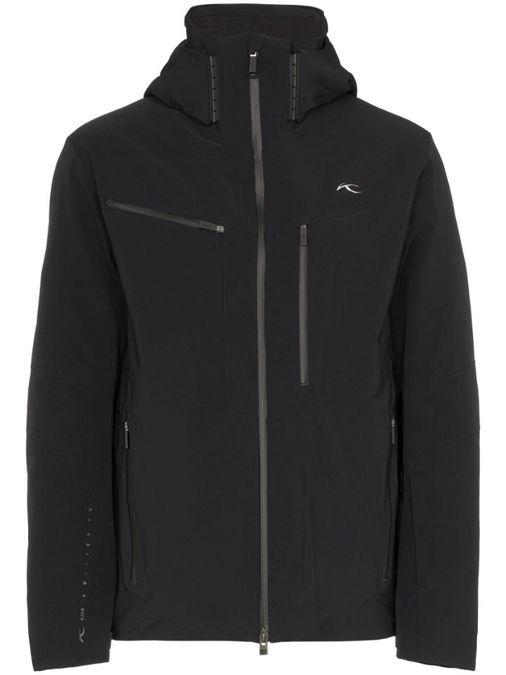 Kjus Cuche Technical Shell Hooded Jacket - Black