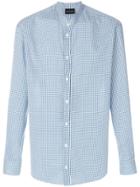 Emporio Armani Long-sleeve Fitted Shirt - Blue