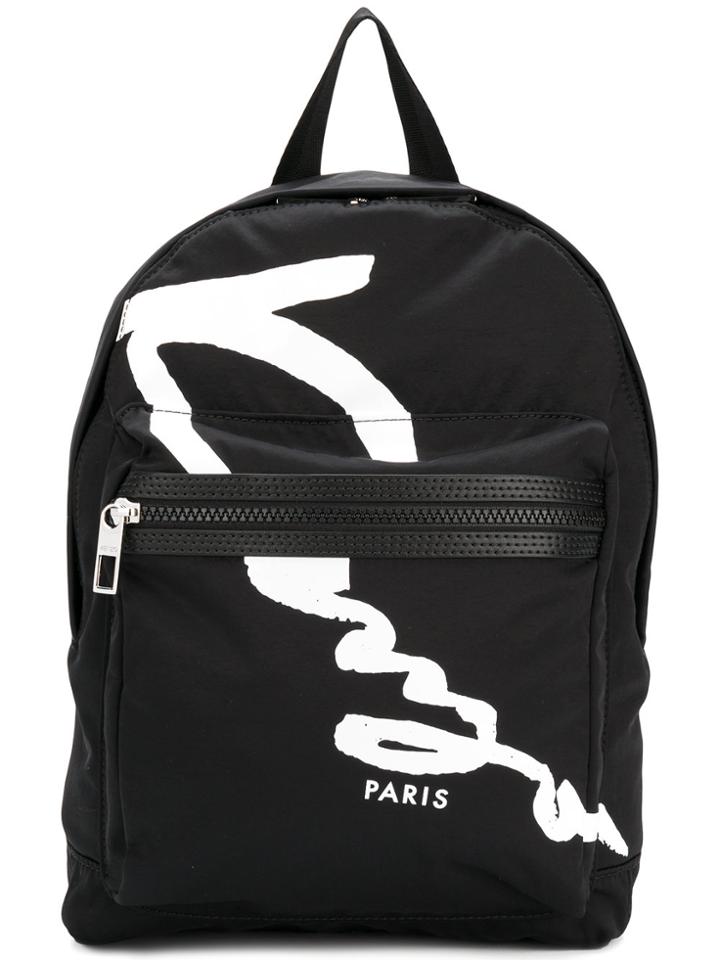 Kenzo Kenzo Signature Backpack - Black