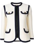 Gucci Vintage-inspired Tweed-style Jacket - White