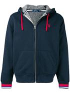 Polo Ralph Lauren Stripe Trim Hoodie - Blue