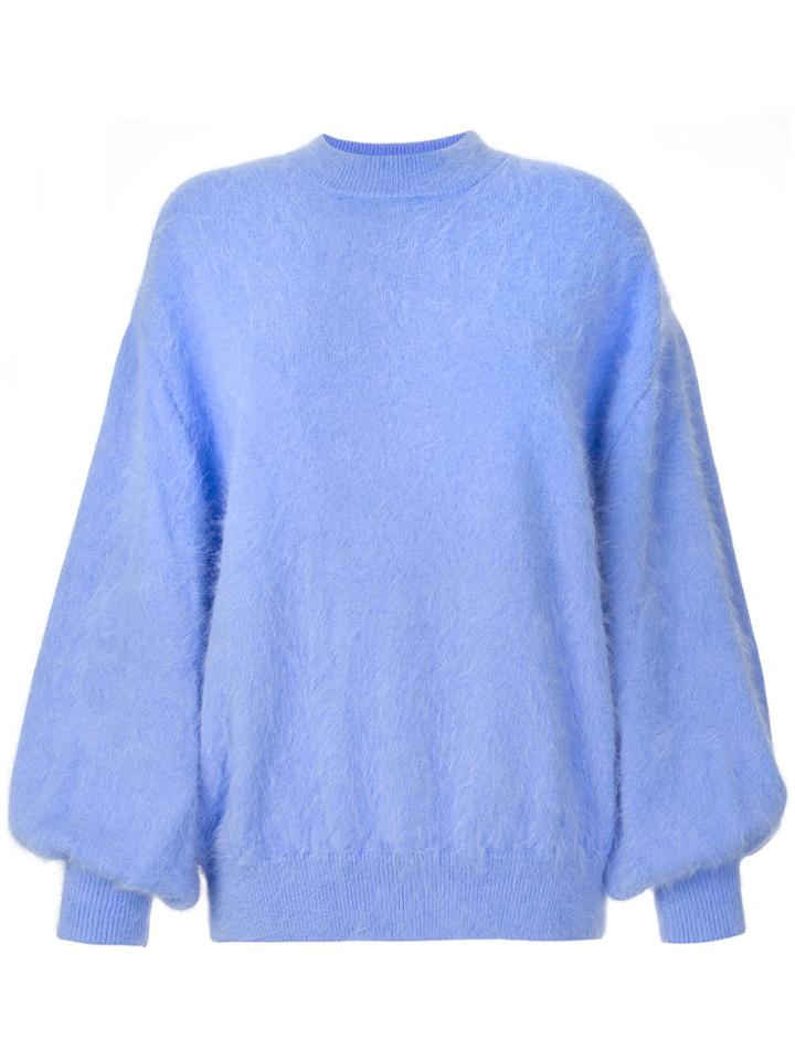 Emilio Pucci Balloon Sleeve Sweater - Pink & Purple