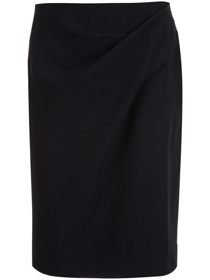 Lanvin Ruched Detail Pencil Skirt - Black