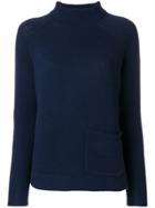 Allude Patch Pocket Jumper - Blue