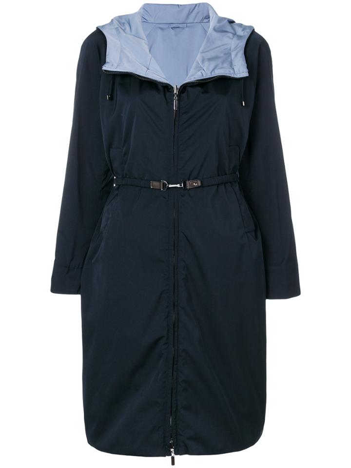 's Max Mara Hooded Parka - Blue