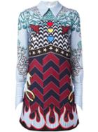 Mary Katrantzou Showmanship 'eden' Dress, Women's, Size: 6, Blue, Silk/polyester