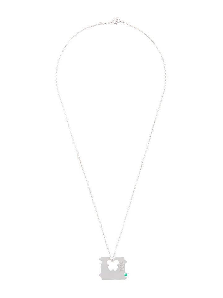 Lauren Klassen Bread Clip Necklace, Women's, Metallic