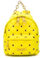 Moschino Eyelet Embellished Backpack, Yellow/orange, Nylon