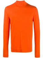 J.lindeberg Newman Turtleneck Jumper - Orange