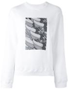 Julien David Print Detail Sweatshirt