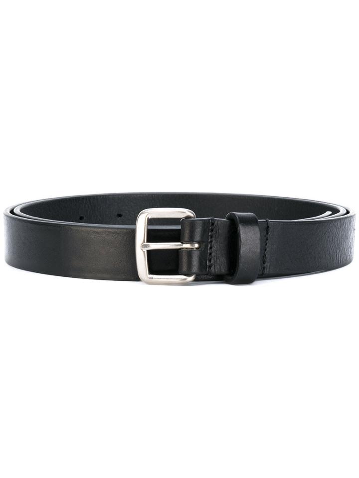 Htc Hollywood Trading Company - Cintura Belt - Unisex - Leather - 90, Black, Leather