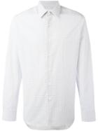 Prada Dots Print Shirt, Men's, Size: 41, White, Cotton