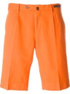 Pt01 Bermuda Shorts, Men's, Size: 50, Yellow/orange, Cotton/linen/flax