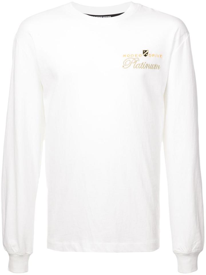 Alexander Wang Rodeo Drive Embroidered T-shirt - White