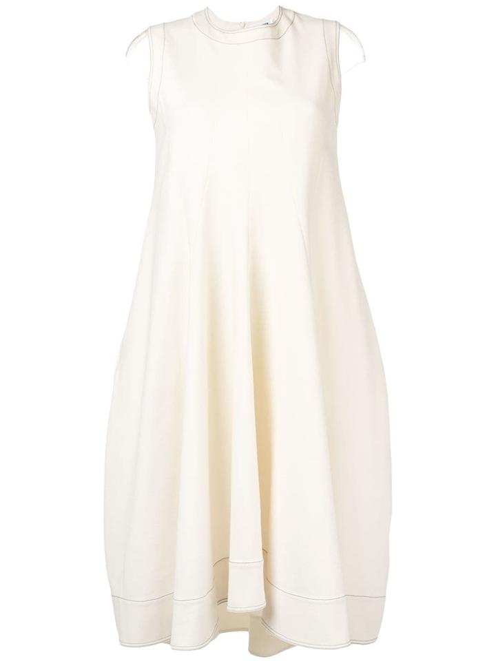 Jil Sander Sleeveless Midi Dress - Neutrals