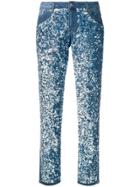 Karl Lagerfeld Sequin Girlfriend Jeans - Blue