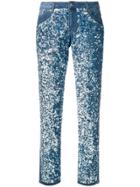 Karl Lagerfeld Sequin Girlfriend Jeans - Blue