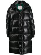 Moncler Hanoverian Quilted Zip-up Coat - Black