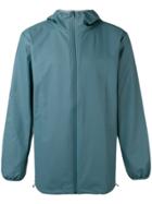 Rains Hooded Zip Up Jacket - Blue