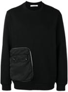 Givenchy Zip Pocket Sweatshirt, Men's, Size: Large, Black, Cotton/polyamide