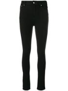Karl Lagerfeld High Rise Skinny Jeans - Black