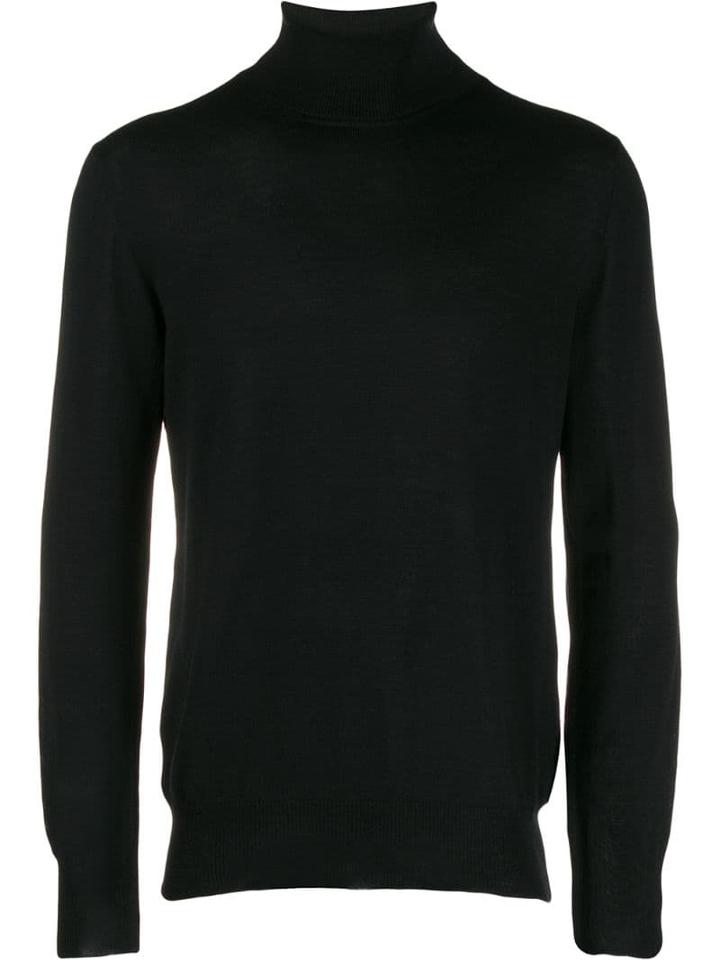 Lc23 Slim-fit Roll-neck Jumper - Black