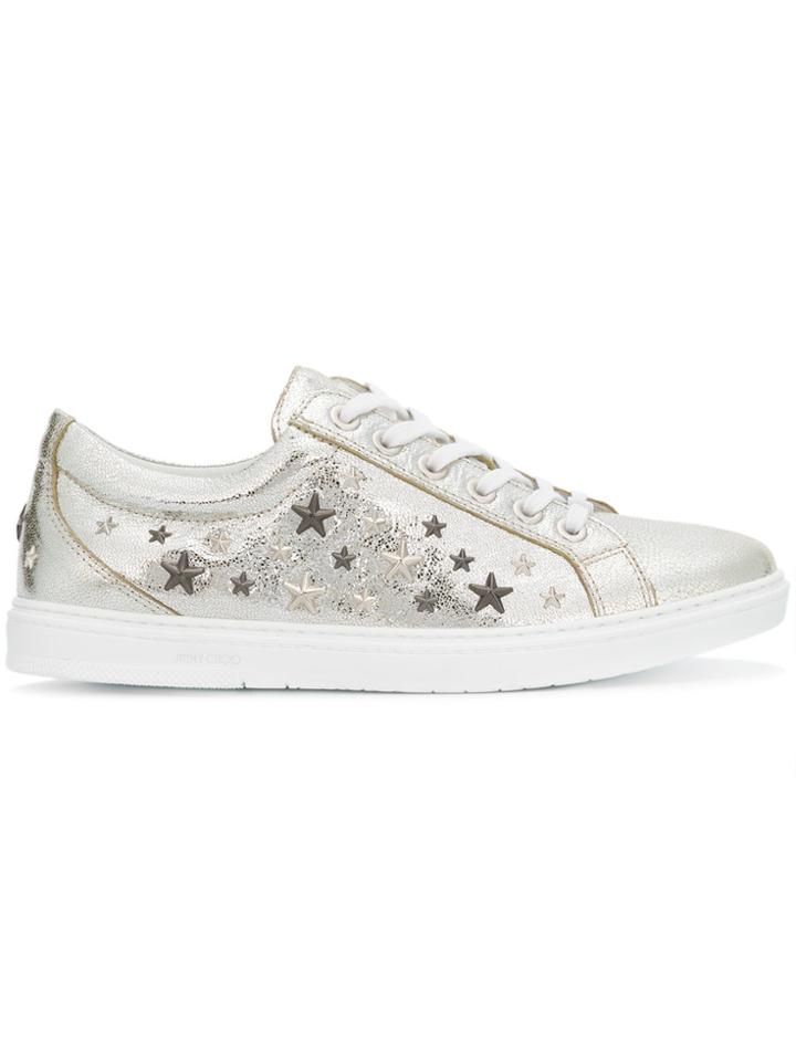 Jimmy Choo Cash Sneakers - Metallic