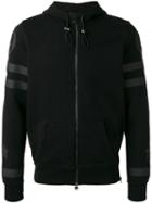 Hydrogen - Back Print Zip Hoodie - Unisex - Cotton - S, Black, Cotton