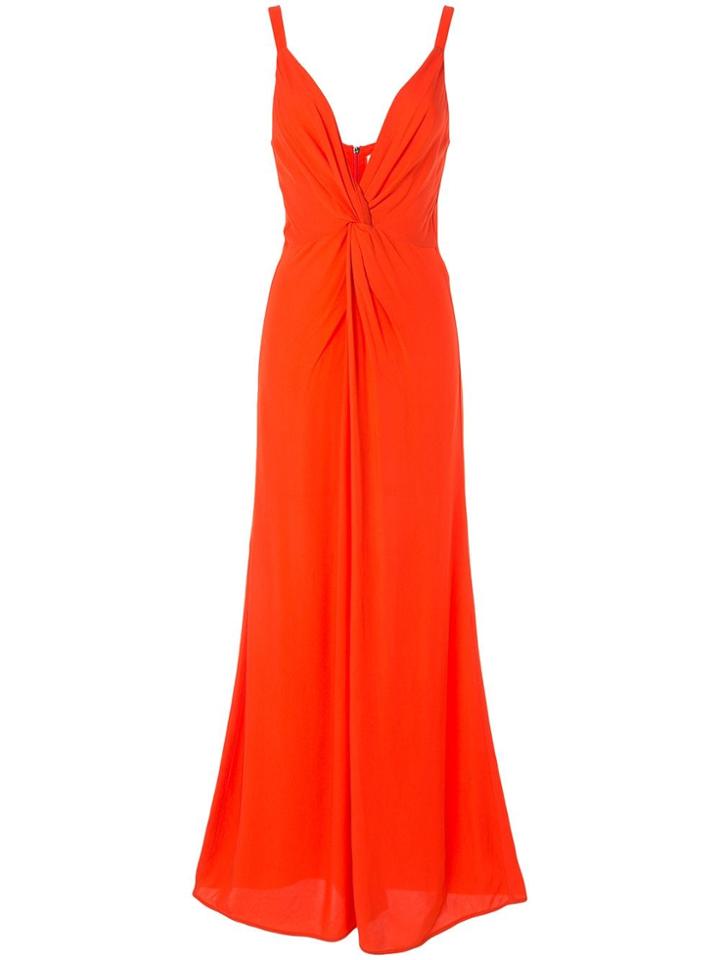 Ginger & Smart Orphic Twisted-front Jumpsuit - Red