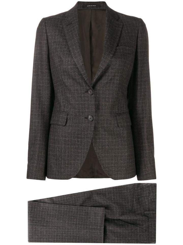 Tagliatore Two-piece Trouser Suit - Brown