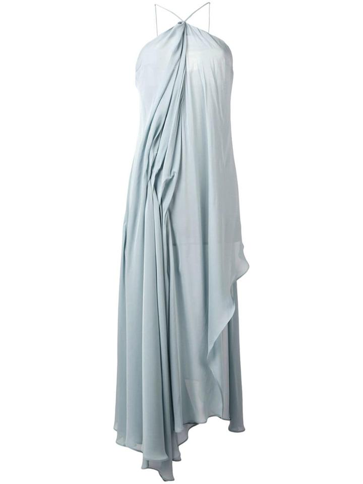Jacquemus Draped Midi Dress - Blue