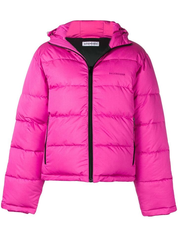 Balenciaga Short Quilted Jacket - Pink