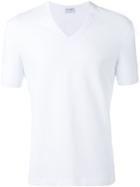 Dolce & Gabbana Underwear V-neck T-shirt, Men's, Size: 4, White, Cotton/spandex/elastane