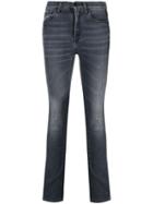 Marcelo Burlon County Of Milan High Rise Skinny Jeans - Grey