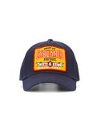 Dsquared2 Kids Logo Patch Cap, Boy's, Size: 48 Cm, Blue
