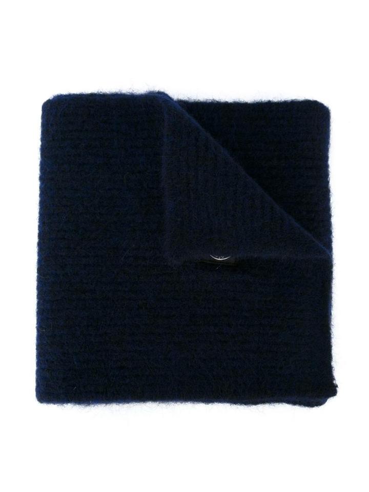 Stone Island Kids Knitted Scarf, Boy's, Blue