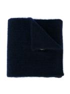 Stone Island Kids Knitted Scarf, Boy's, Blue