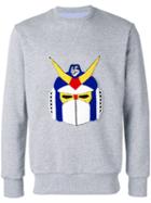 Lc23 - Robot Patch Sweatshirt - Men - Cotton - M, Grey, Cotton