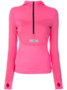 Adidas By Stella Mccartney Slim Fit Hoodie - Pink & Purple