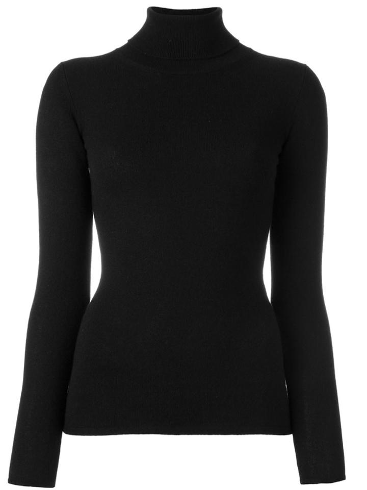Fashion Clinic Timeless Roll Neck Jumper - Black