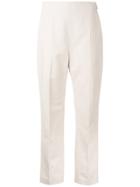 Delpozo Tailored Tapered Trousers - Brown