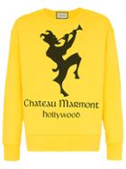 Gucci Chateau Marmont Printed Sweatshirt - Yellow