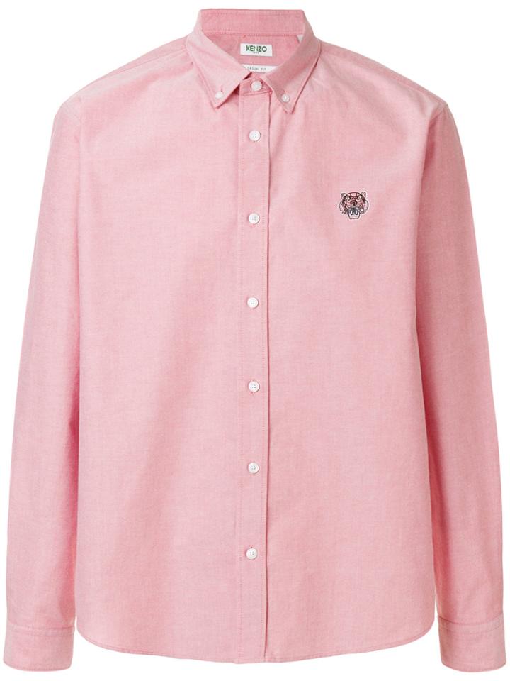 Kenzo Tiger Crest Shirt - Pink & Purple
