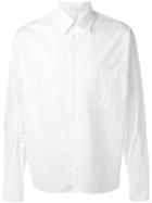 Marni Elasticated Detail Shirt, Men's, Size: 54, White, Cotton
