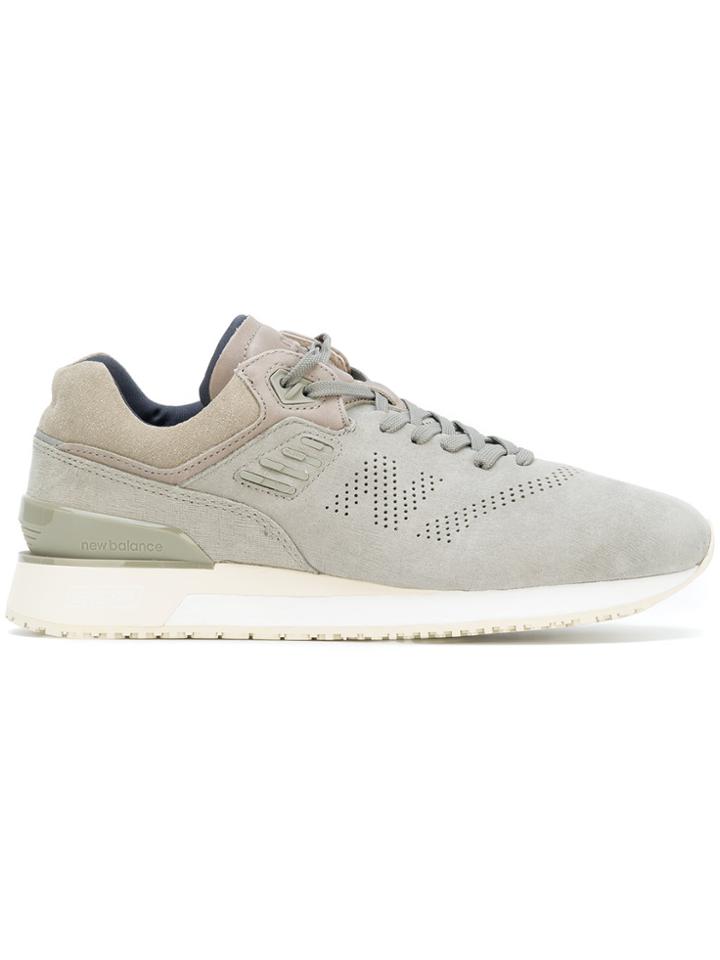 New Balance Perforated Lace-up Sneakers - Grey