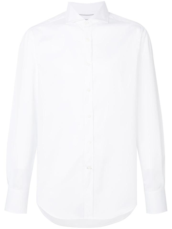 Brunello Cucinelli - Classic Plain Shirt - Men - Cotton - L, White, Cotton