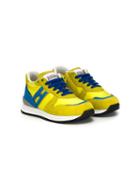 Hogan Kids Interactive Sneakers, Girl's, Size: 22, Yellow/orange