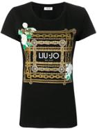 Liu Jo Chain Print T-shirt - Black