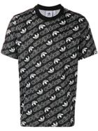 Adidas Monogram Print T-shirt - Black